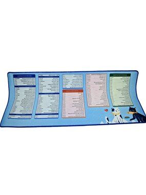 Inphic Shortcut Function Keys XL Computer Keyboard Mousepad Mat Excel, Word, New